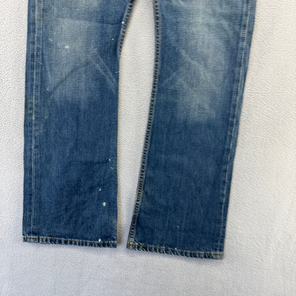 Vintage Levis Jeans Mens 30x34 Blue 512 Bootcut Denim Whisker Faded Baggy y2k - Picture 2 of 12